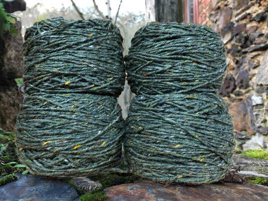 Green Fleck Ball of Wool