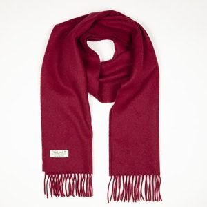 Lambswool Scarf in Cerise Pink